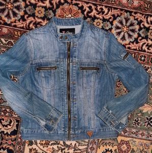 Guess Moto Style Jean Jacket